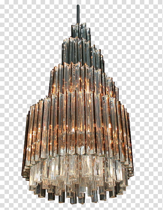 Chandelier , brown and clear crystal chandelier transparent background PNG clipart