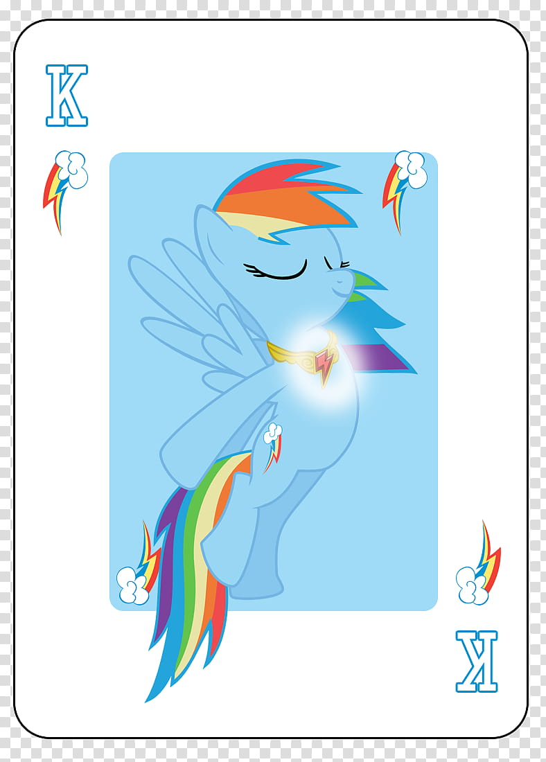 MLP FiM Playing Card Deck, unicorn playing card illustration transparent background PNG clipart