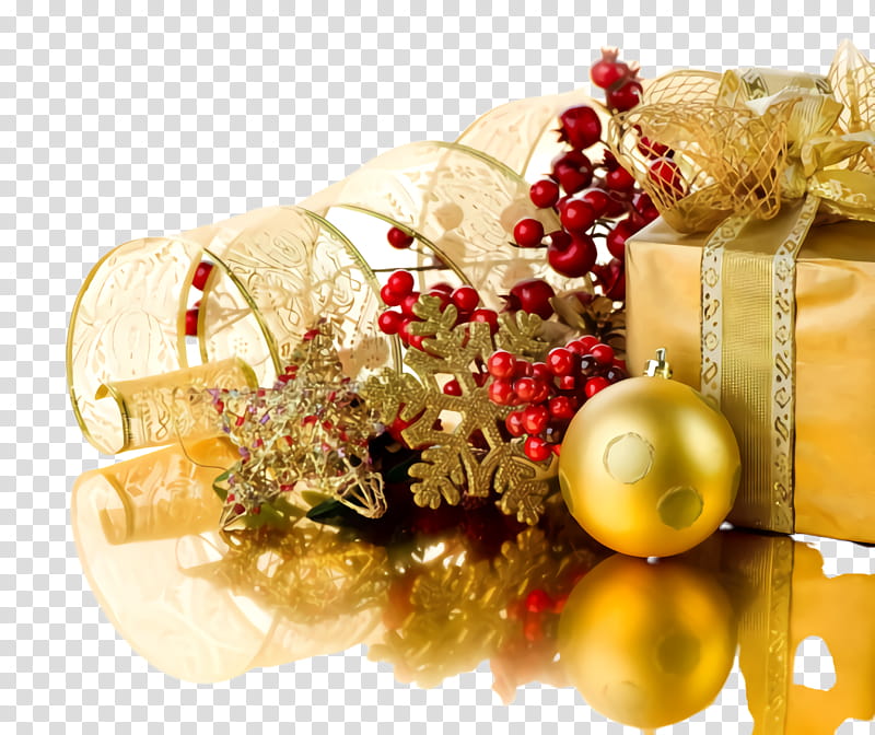 Christmas cracker, Christmas Decoration, Food, Holly, Present transparent background PNG clipart