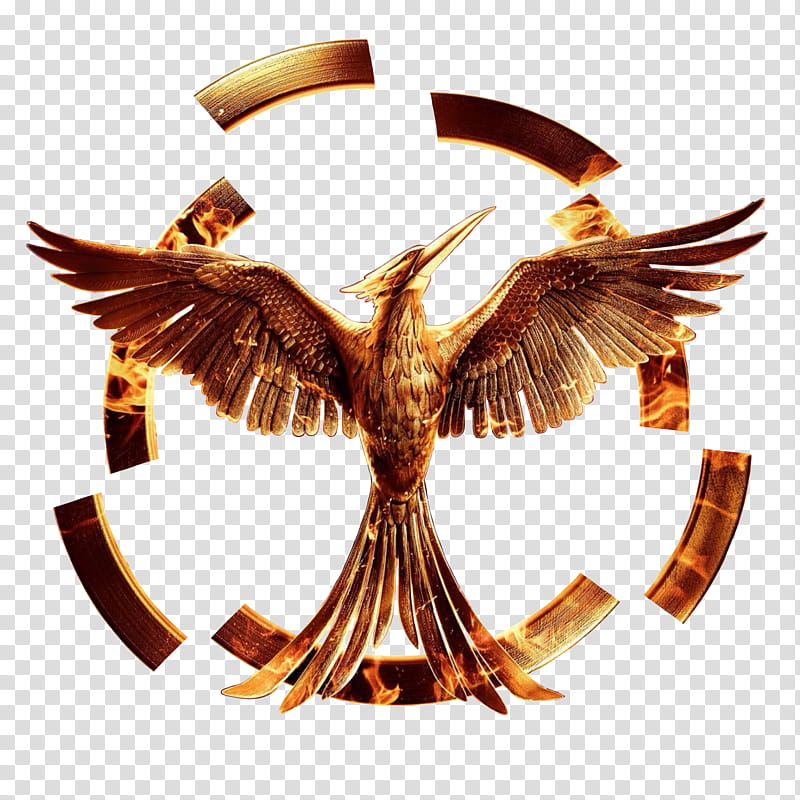 The Hunger games Mockingjay part  concept, Mocking Bird emblem transparent background PNG clipart
