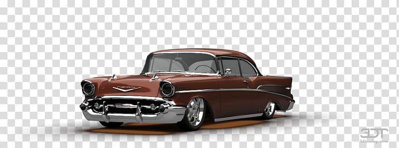 Classic Car, Chevrolet Bel Air, Vintage Car, 1957 Chevrolet, Vehicle, Antique Car, Bumper, Car Model transparent background PNG clipart