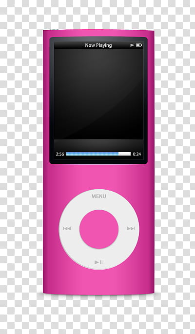 th gen. pink iPod nano transparent background PNG clipart