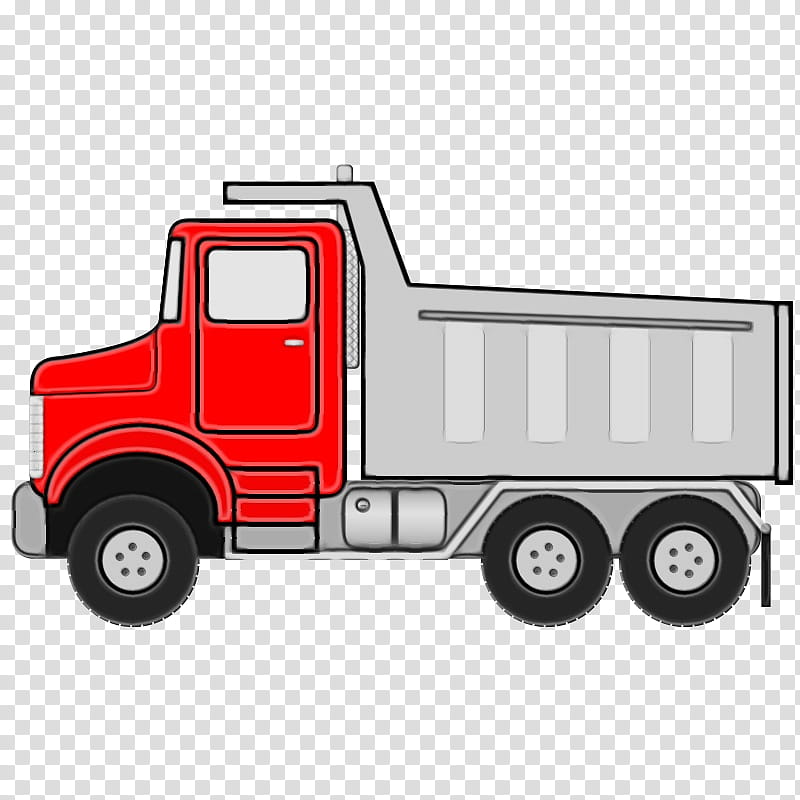 Watercolor, Paint, Wet Ink, Car, Truck, Freightliner Cascadia, Vehicle, Ford Cargo transparent background PNG clipart