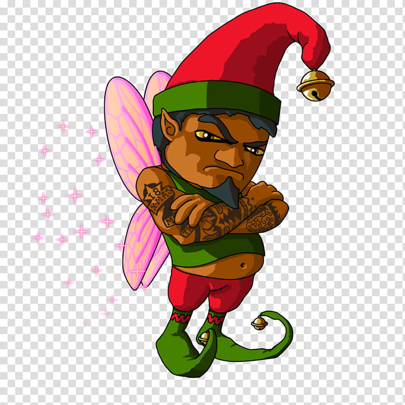 Ralf the Pixie (Grumpy the Elf) SR+ transparent background PNG clipart