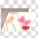 Glossy Garden Folders, floral folder transparent background PNG clipart