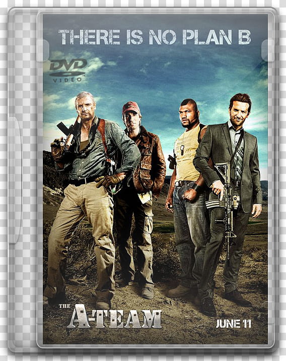 DVD movies icon, A-team, The A-team case transparent background PNG clipart