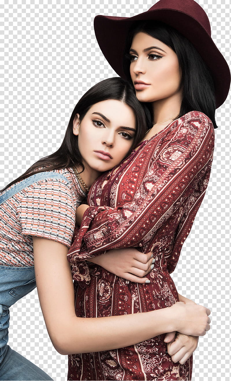 Kendall and Kylie Jenner transparent background PNG clipart