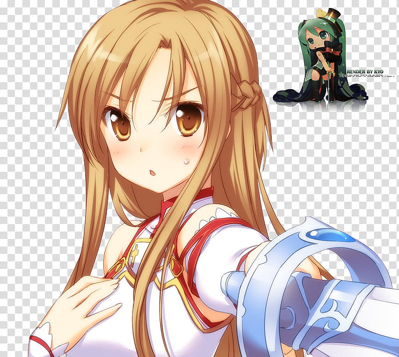 Yuuki Asuna  transparent background PNG clipart