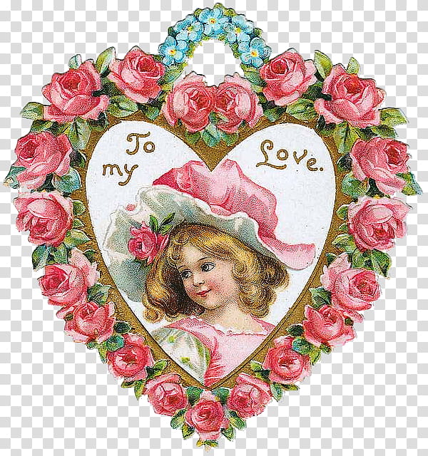Saint Valentines Day, Victorian Era, Heart, Garden Roses, Cupid, Mothers Day, Vinegar Valentines, Antique transparent background PNG clipart