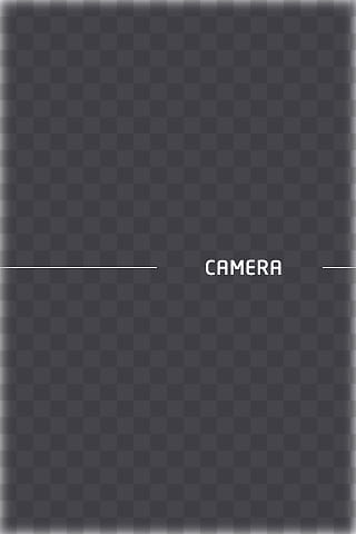 Triplet iPhone Theme SD, gray background with camera text transparent background PNG clipart