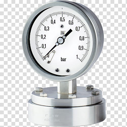 Manometers Gauge, Pressure Measurement, Diaphragm, Stainless Steel, Diaphragm Seal, Pipe, Valve, Industry transparent background PNG clipart