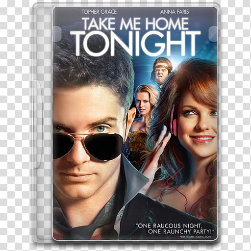 Movie Icon , Take Me Home Tonight, Take Me Home Tonight DVD case transparent background PNG clipart