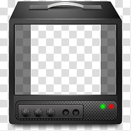 TV for CAD, black and white CRT TV illustration transparent background PNG clipart
