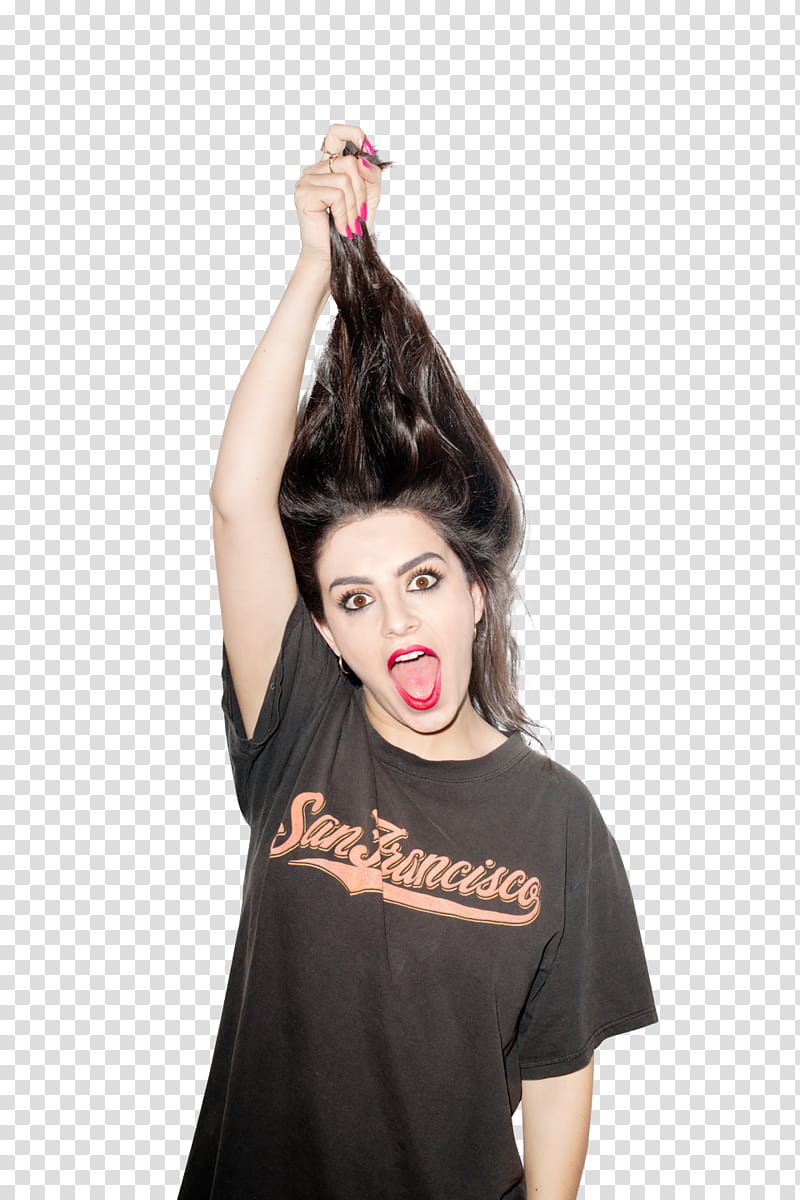 Charli XCX transparent background PNG clipart