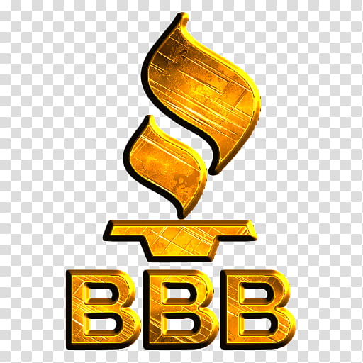 Yello Scratchet Metal Icons Part , bbb-better-business-bureau-logo-with-a-flame transparent background PNG clipart