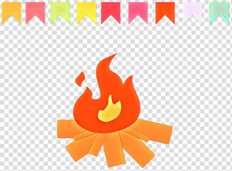 Festa Junina, Midsummer, Bonfire, Caipira, Party, Quadrille, Drawing, Orange transparent background PNG clipart