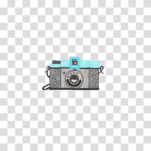 cameras, gray and blue camera transparent background PNG clipart