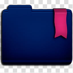 Super Junior Icon Folders I, NormalFolder, blue folder icon with pink ribbon transparent background PNG clipart