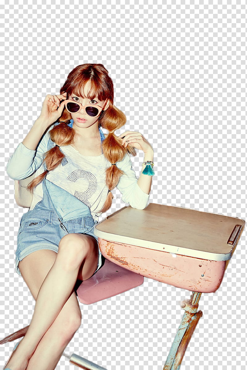 Taeyeon Holler Concept, woman wearing white long-sleeved shirt transparent background PNG clipart