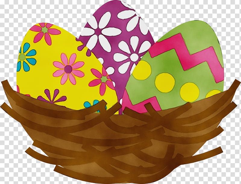 Easter egg, Watercolor, Paint, Wet Ink, Baking Cup, Easter
, Food transparent background PNG clipart