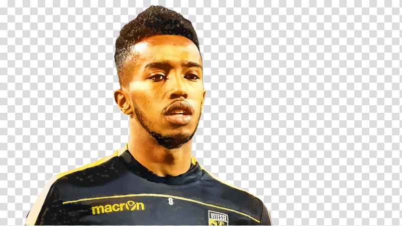 Mukhtar Ali Head, Sbv Vitesse, Forehead, Eredivisie, Chin, Nose, Hairstyle, Player transparent background PNG clipart