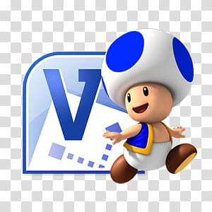 Mario dock , office  visio icon transparent background PNG clipart