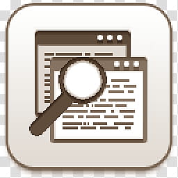 Albook extended sepia , gray search file icon transparent background PNG clipart