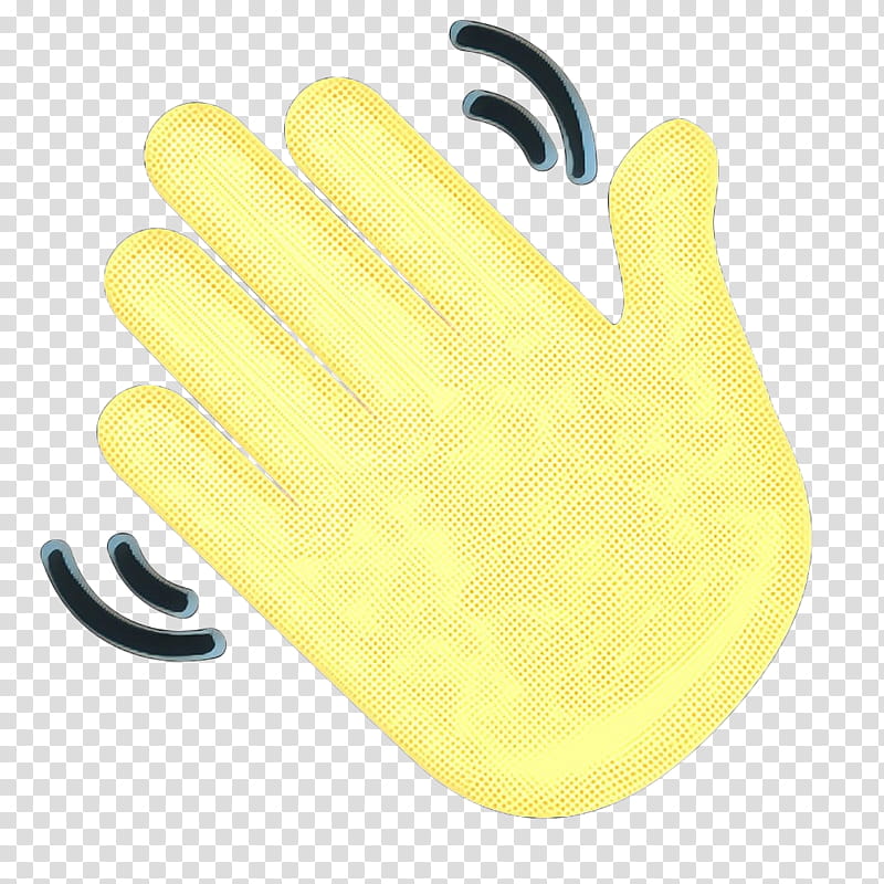 yellow glove safety glove personal protective equipment finger, Pop Art, Retro, Vintage, Hand, Sports Gear, Fashion Accessory, Thumb transparent background PNG clipart