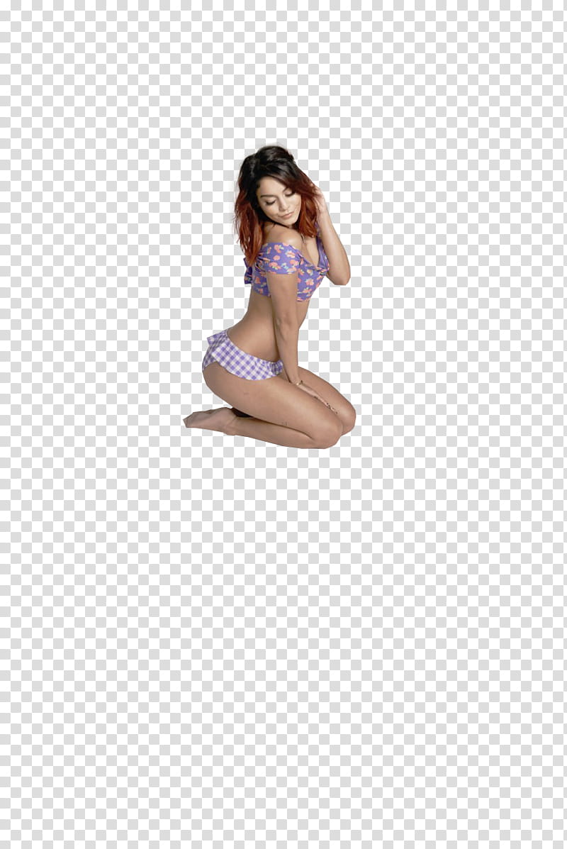 Vanessa Hudgens, woman wearing white and pink dress figurine transparent background PNG clipart