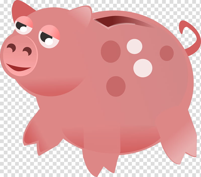 Pig, Piggy Bank, Money, Saving, Savings Bank, Financial Services, Coin, Pink transparent background PNG clipart