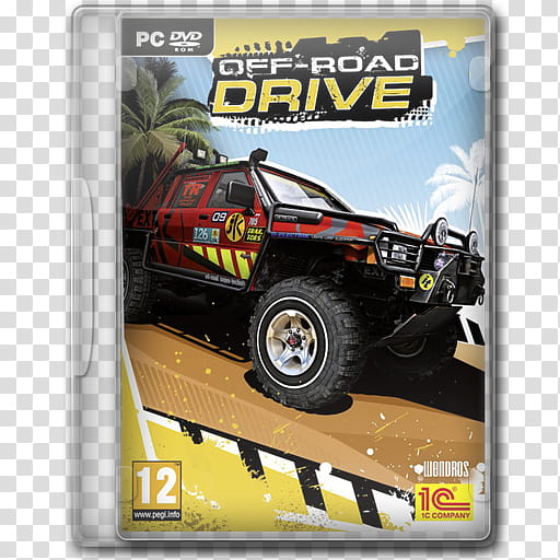 Game Icons , Off-Road-Drive, Off-Road Drive PC DVD game case transparent background PNG clipart