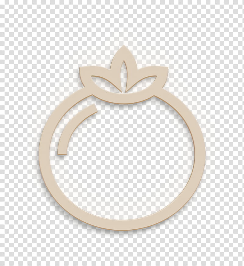 fresh icon tomato icon tomatoes icon, Ring, Body Jewellery, Beige, Metal, Circle, Oval transparent background PNG clipart