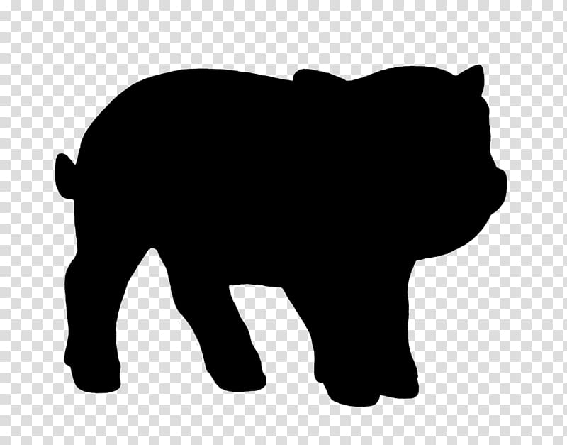 Dog And Cat, Bear, Cattle, Silhouette, Snout, Puma, Black M, White transparent background PNG clipart