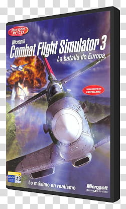 CD Games Icons, Combat_Flight_Simulator__La batalla de Europa transparent background PNG clipart