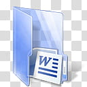 Vini Vista Glass Folders V, Word icon transparent background PNG clipart