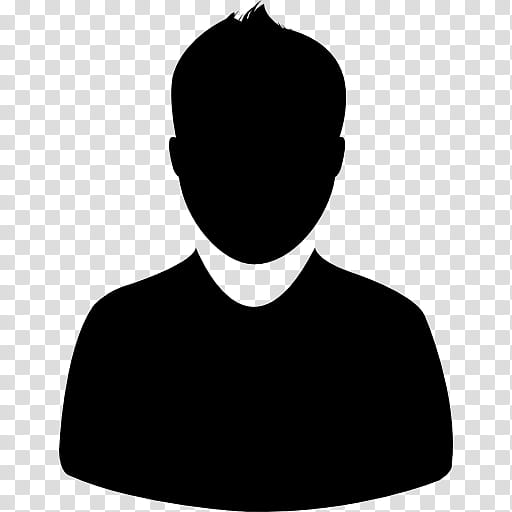 Person, Silhouette, Portrait, Avatar, Blog, Human, User, Black transparent background PNG clipart