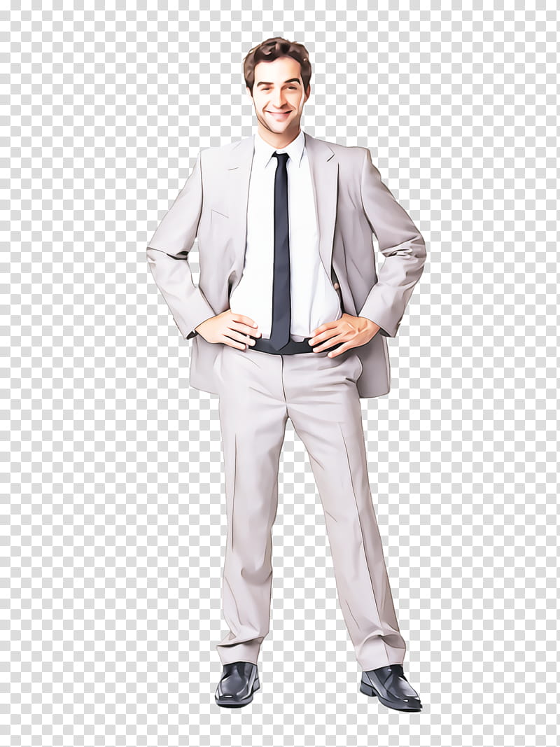 clothing white suit standing male, Formal Wear, Blazer, Outerwear, Gentleman transparent background PNG clipart
