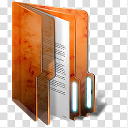 Orange Windows  Folders, orange file folder illustration transparent background PNG clipart