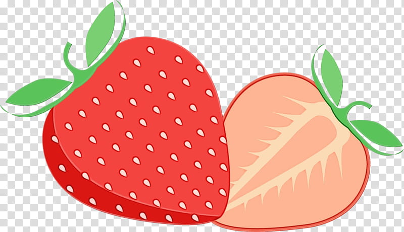 Watercolor Plant, Paint, Wet Ink, Strawberry, Berries, Food, Virginia Strawberry, Fruit transparent background PNG clipart