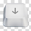 Keyboard Buttons, arrow down key transparent background PNG clipart