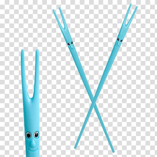 Table, Chopsticks, Pylones Ping Pong Chopsticks, Color, Blue, Fork, Turquoise, Food transparent background PNG clipart