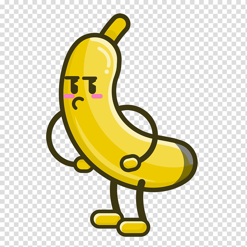 Cartoon Banana, Fruit, Banaani, Cartoon, Creativity, Poster, Yellow, Line transparent background PNG clipart