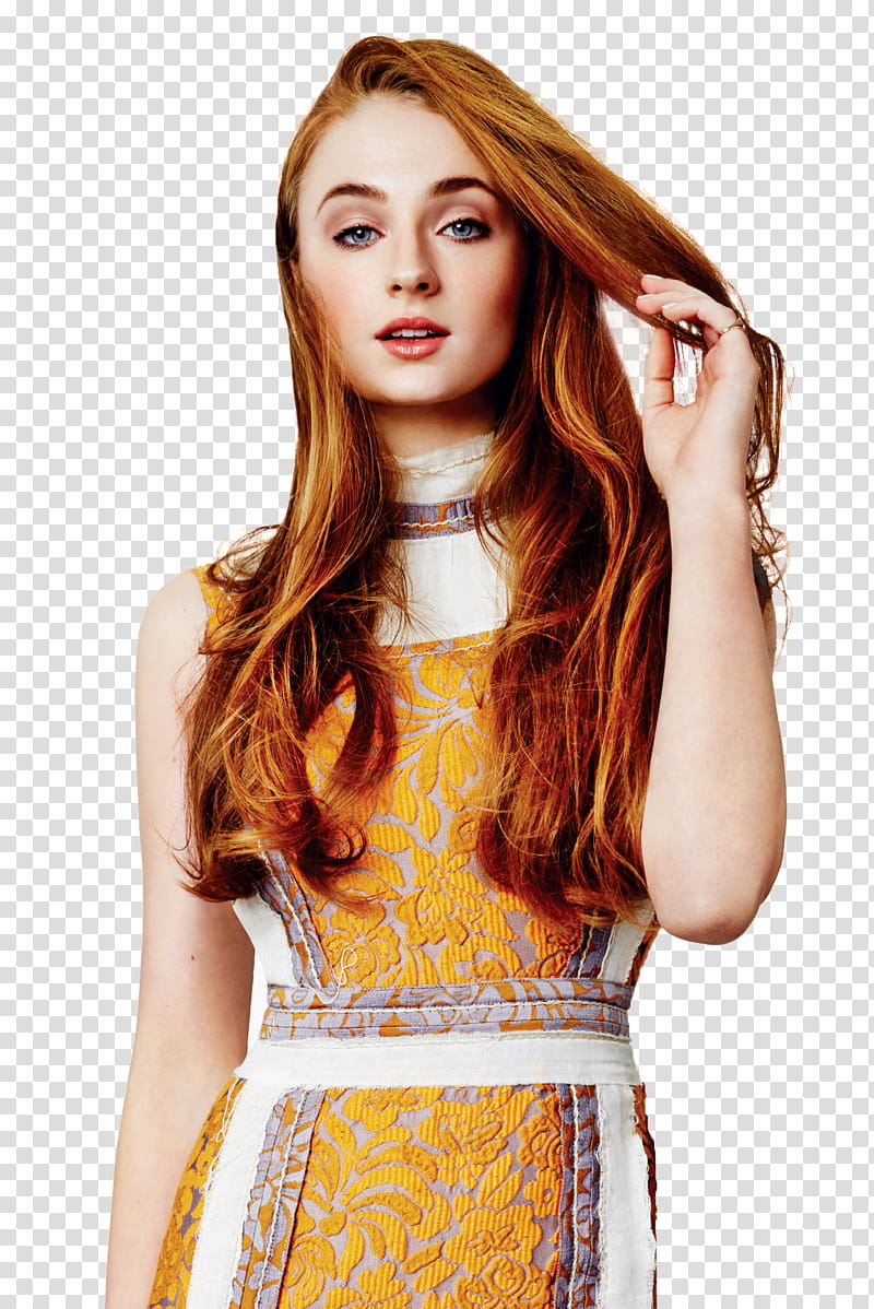 SOPHIE TURNER,  transparent background PNG clipart