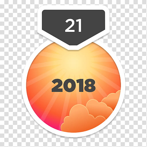 Background Orange, Bible, Medal, Logo, YouVersion, 2018 transparent background PNG clipart
