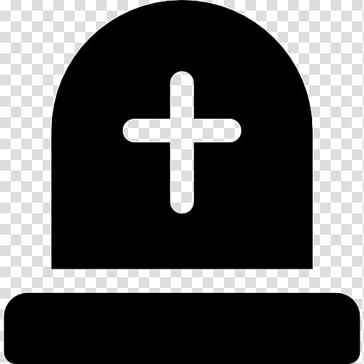 Death, Headstone, Cemetery, Cross, Line, Symbol, Logo transparent background PNG clipart