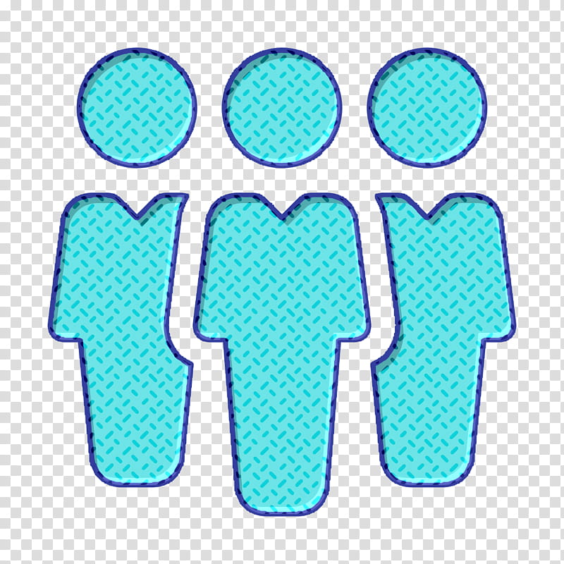 Team icon Business & finance icon Teamwork icon, Business Finance Icon, Aqua, Turquoise transparent background PNG clipart