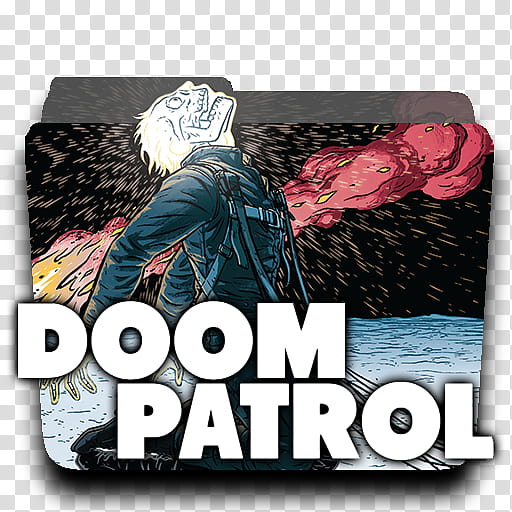 DC Rebirth MEGA Icon v Young Animal, Doom-Patrol-v transparent background PNG clipart