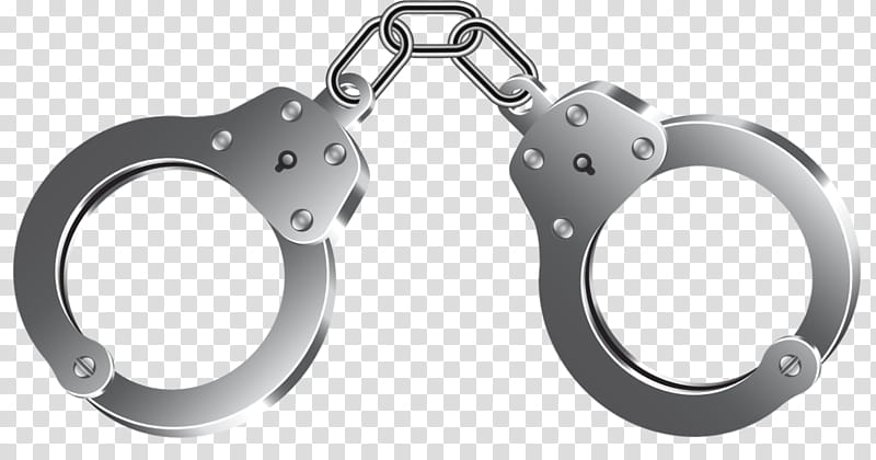 Metal, Handcuffs, Cartoon, Steel transparent background PNG clipart