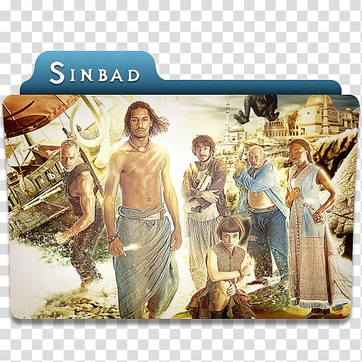 Summer Season Folders, Sinbad movie poster transparent background PNG clipart