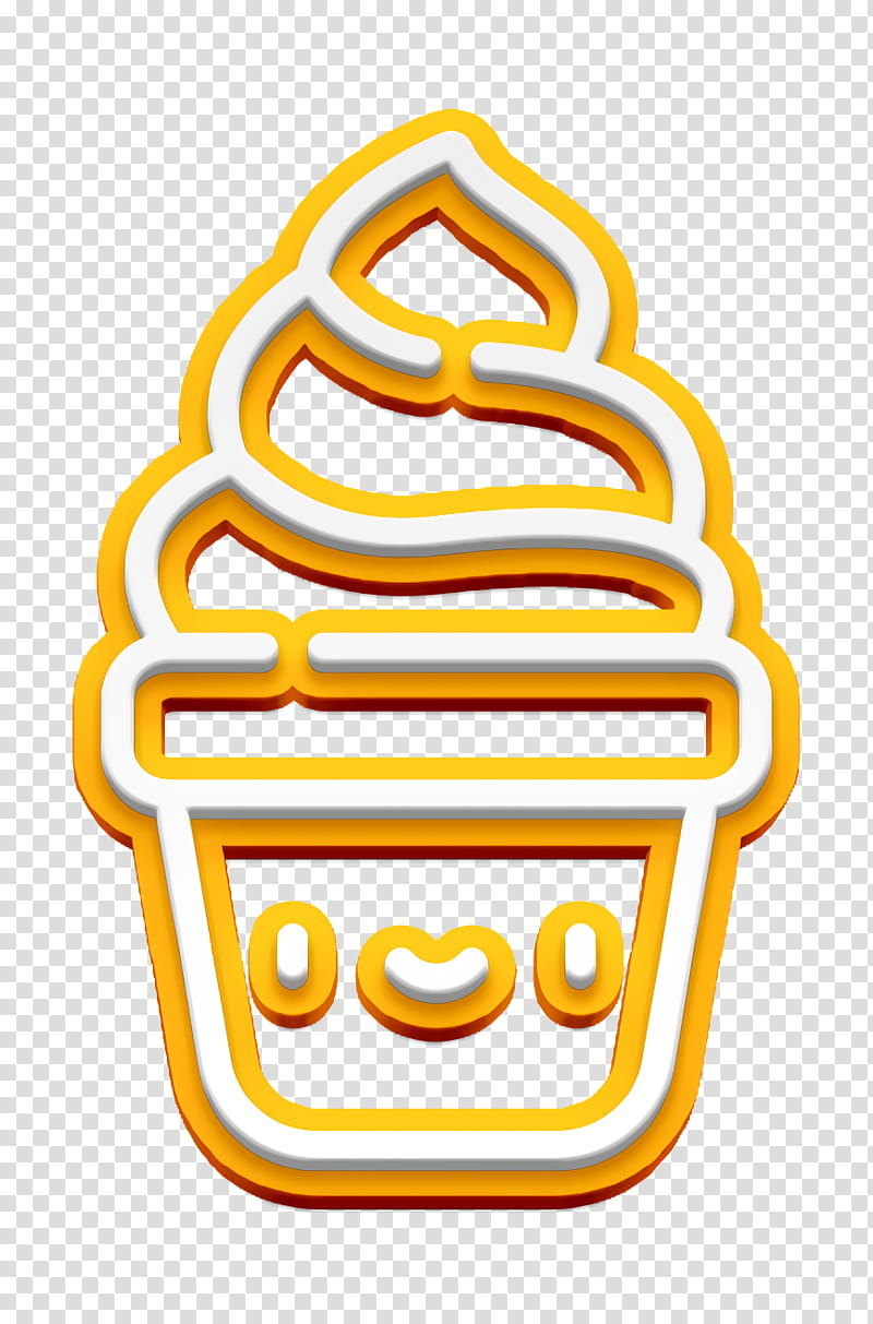 Summer icon Ice cream icon Tropical icon, Yellow, Logo transparent background PNG clipart